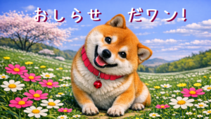 五泉市 フリースクール NOBINOBI 不登校 小学生 中学生 高校生 第三の居場所 サードプレイス スタッフ犬 お知らせ 告知 画像